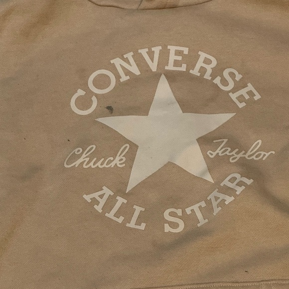 Youth Converse Tan Medium indie Hoodie - Picture 2 of 6